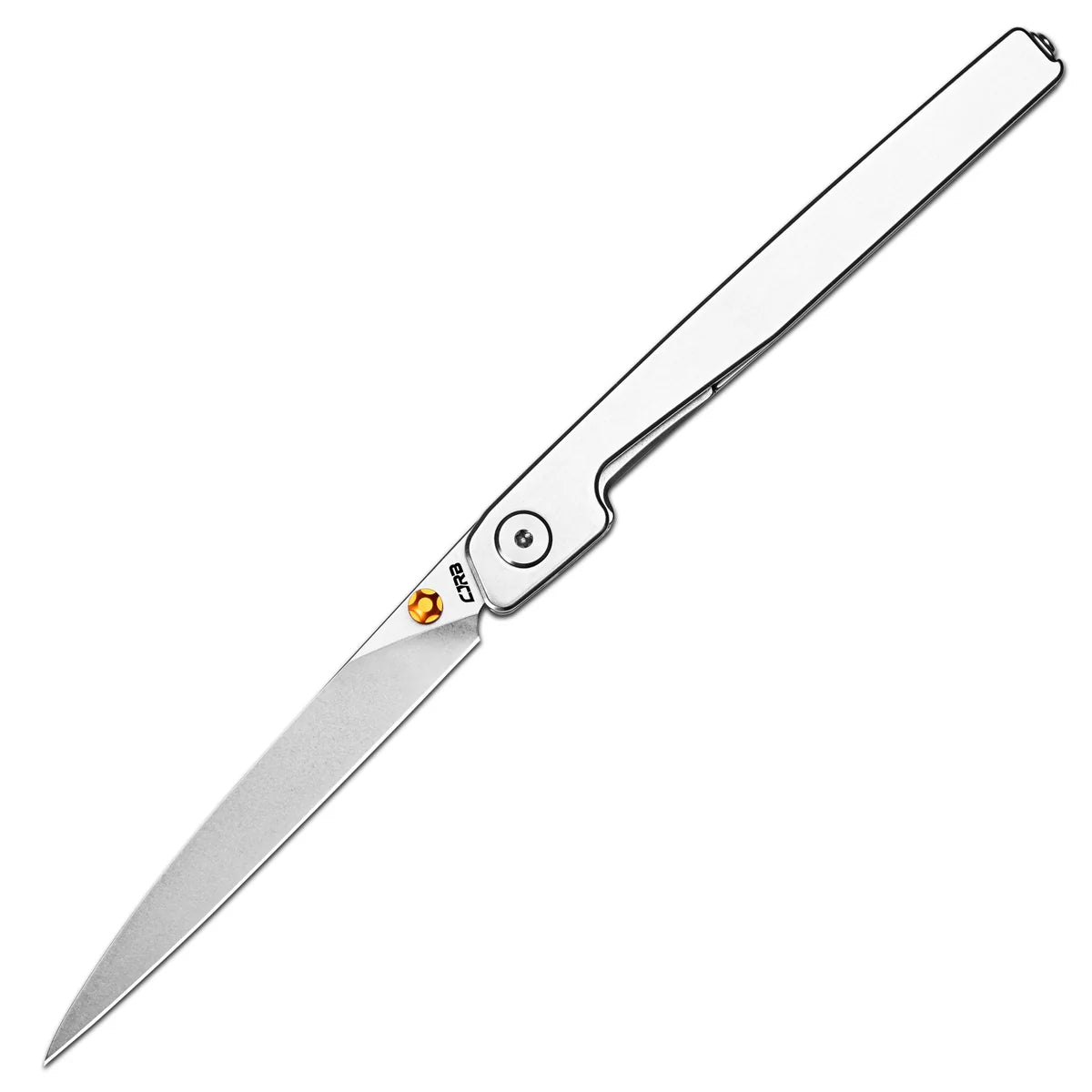 Lanky Silver Steel Handle CPM S90V Blade