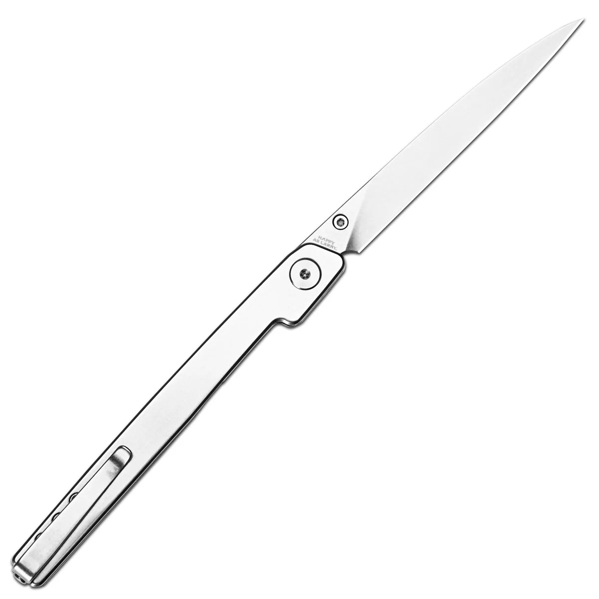 Lanky Silver Steel Handle CPM S90V Blade