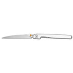 Lanky Silver Steel Handle CPM S90V Blade
