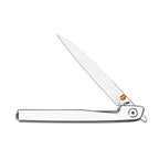 Lanky Silver Steel Handle CPM S90V Blade