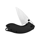 Spud Black Aluminum Handle Stone Wash Blade