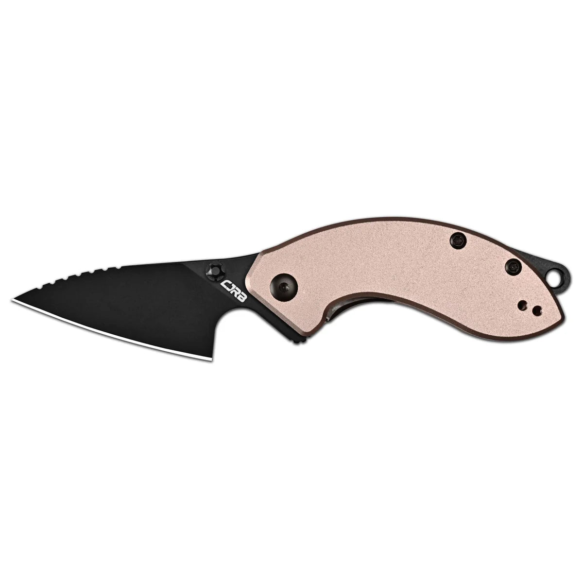 Spud Champagne Aluminum Handle Black PVD Coating Blade