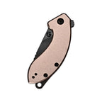 Spud Champagne Aluminum Handle Black PVD Coating Blade