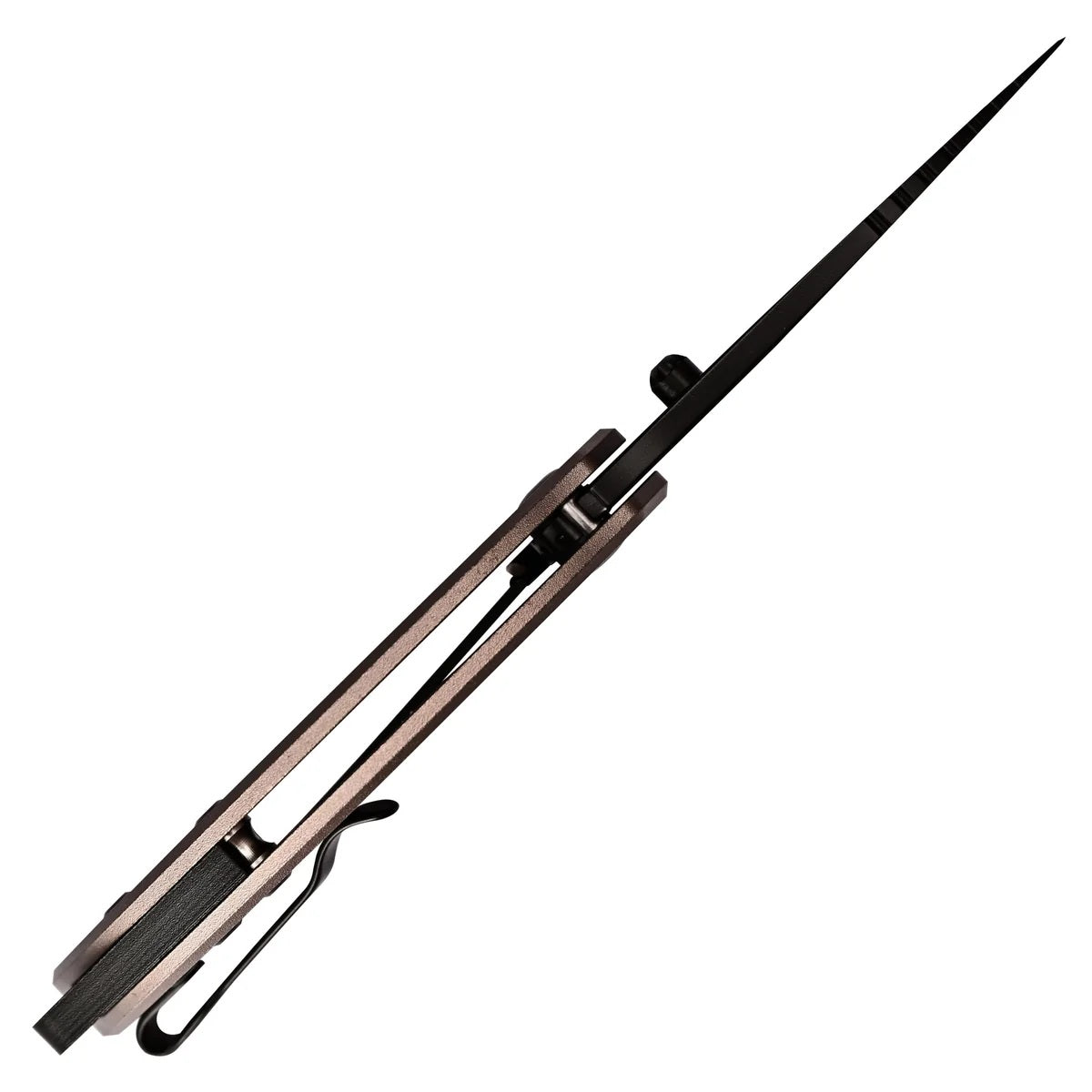 Spud Champagne Aluminum Handle Black PVD Coating Blade