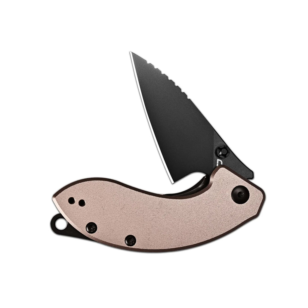 Spud Champagne Aluminum Handle Black PVD Coating Blade