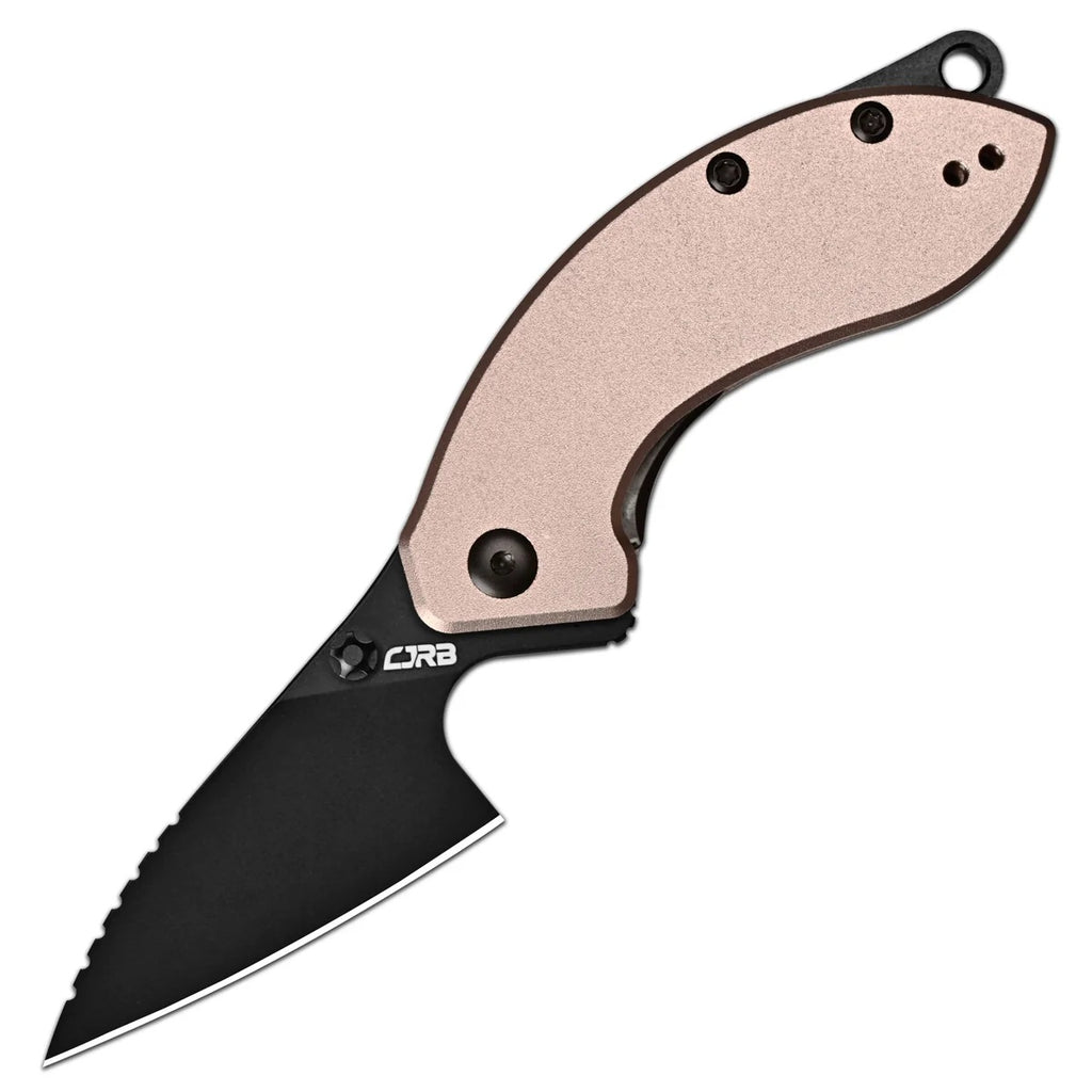 Spud Champagne Aluminum Handle Black PVD Coating Blade