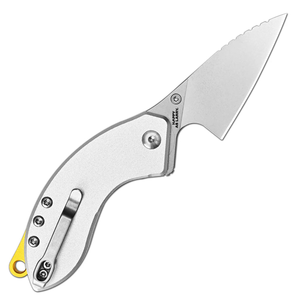 Spud Gray Aluminum Handle Stone Wash Blade