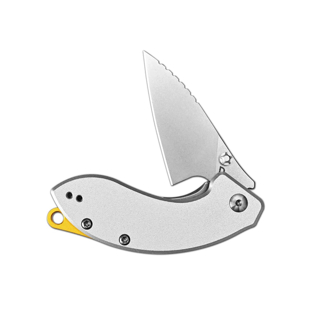 Spud Gray Aluminum Handle Stone Wash Blade