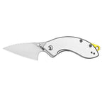 Spud Gray Aluminum Handle Stone Wash Blade