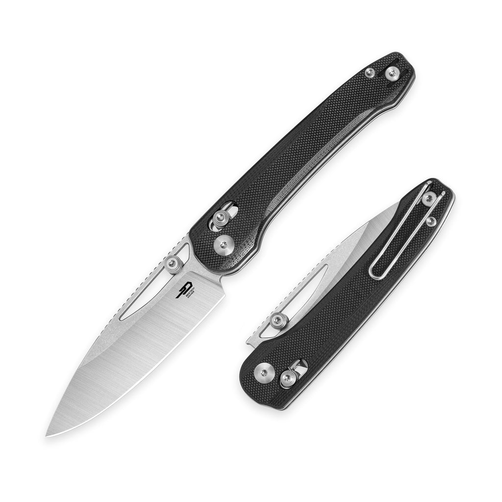 Cobber Black G10 Handle & Satin Blade