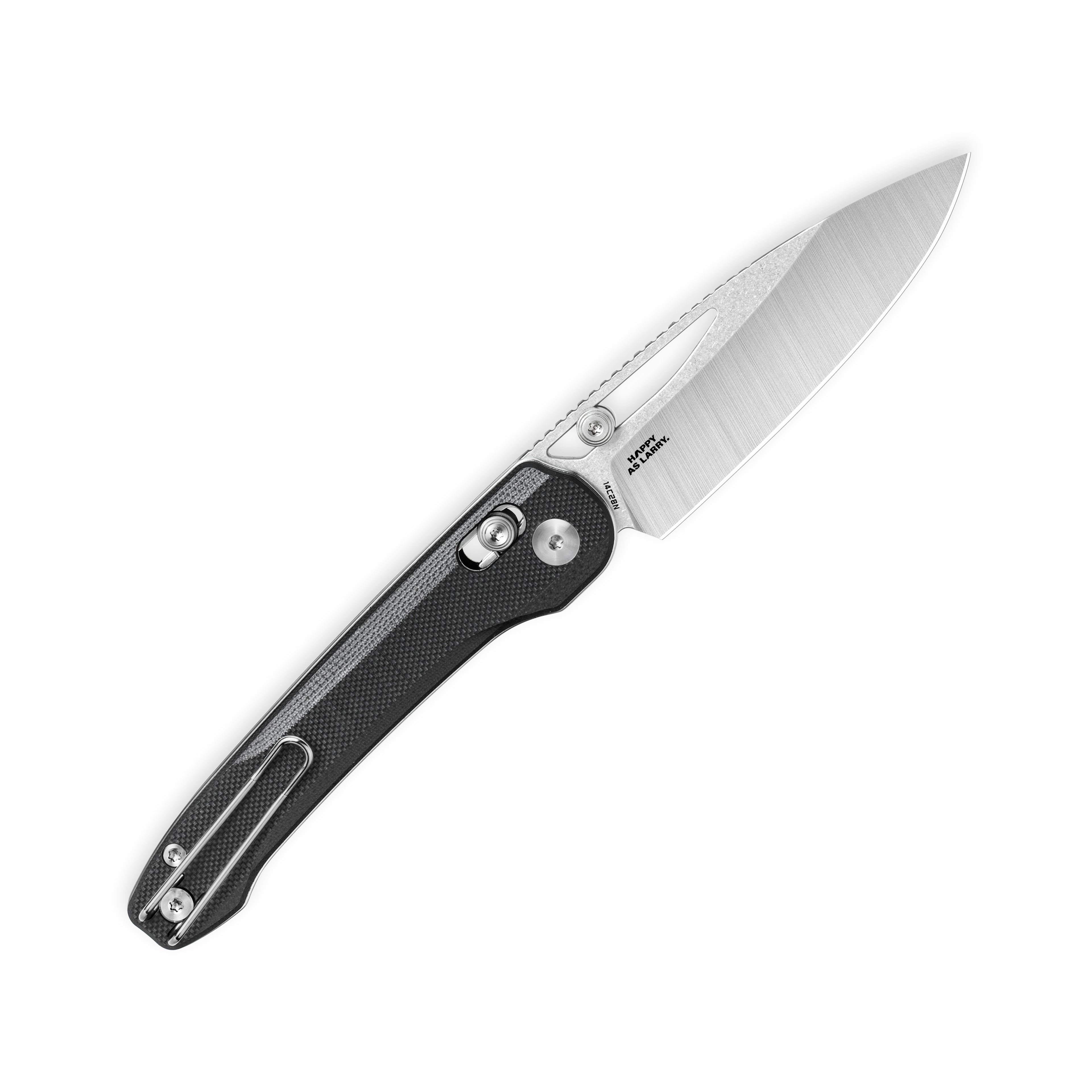 Cobber Black G10 Handle & Satin Blade