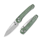 Cobber Green Micarta Handle & Stone Washed Blade