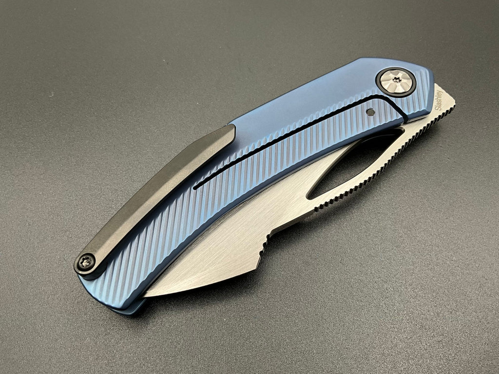 Slashley Blue Ano/Black