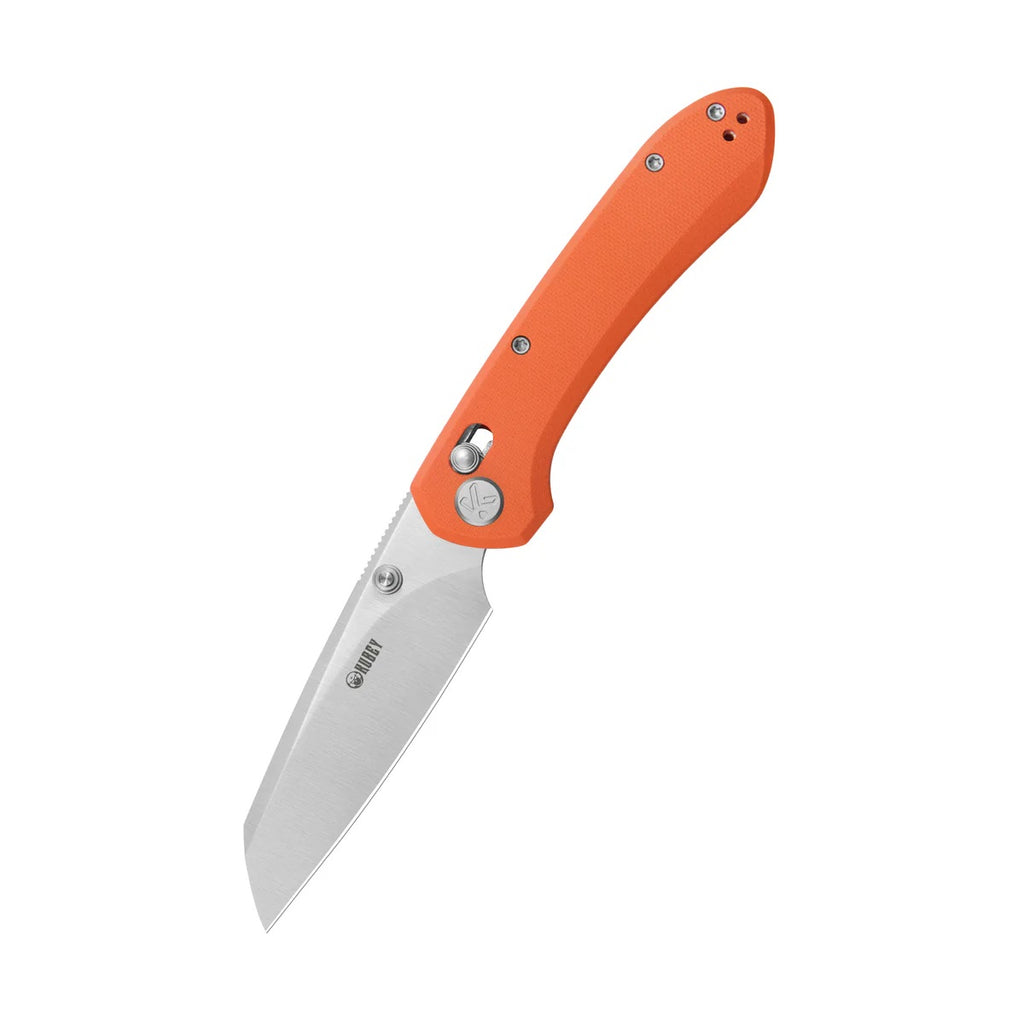 Bonza Orange G10 Handle & Satin Blade