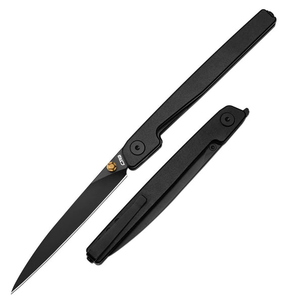 Lanky Black Aluminum Handle & Black PVD Coating Blade