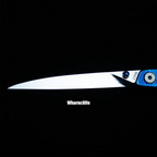 Lanky Titanium Damascus Handle & S90V Mirror Polish Blade