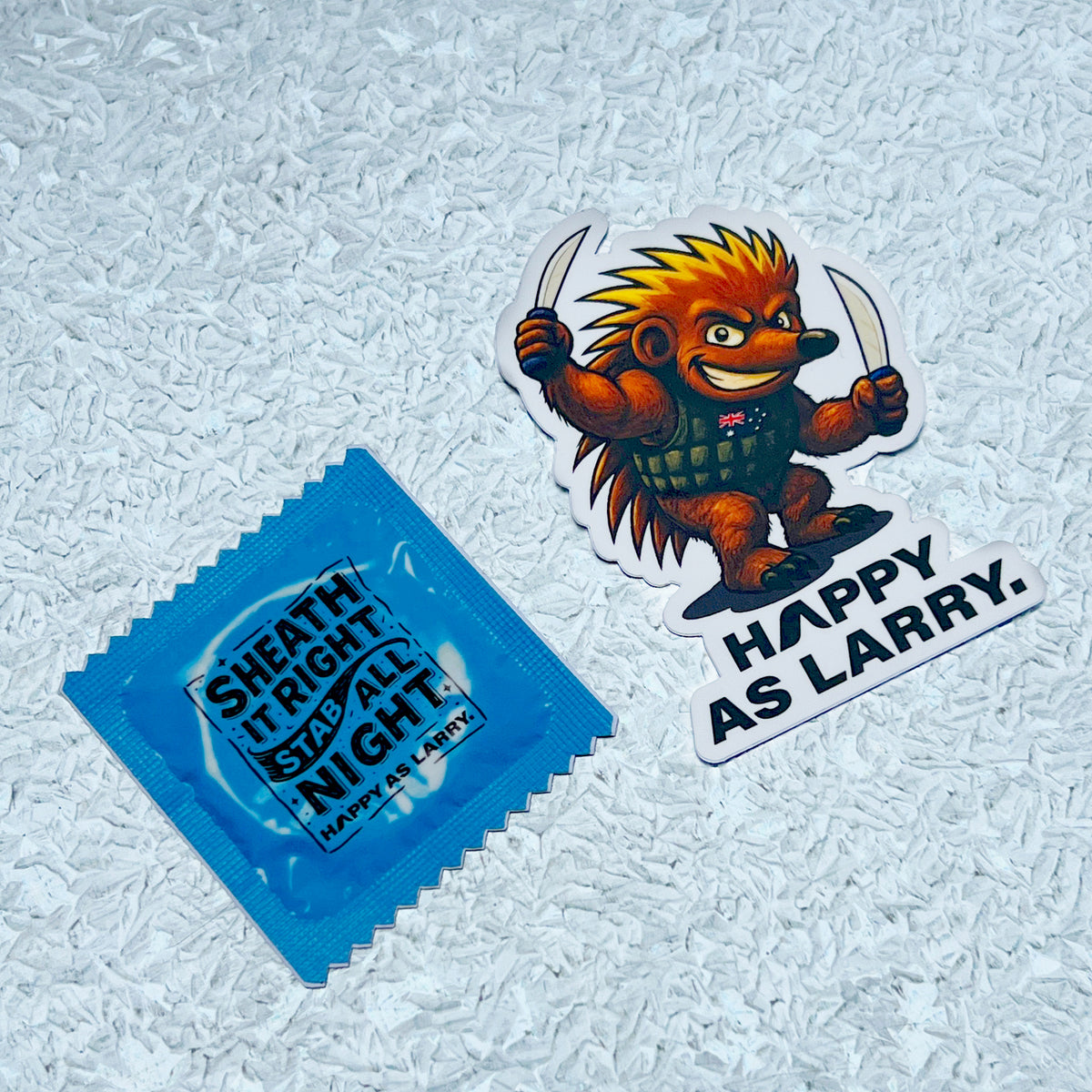 Sticker For Larry Sticker Set – Happy As Larry