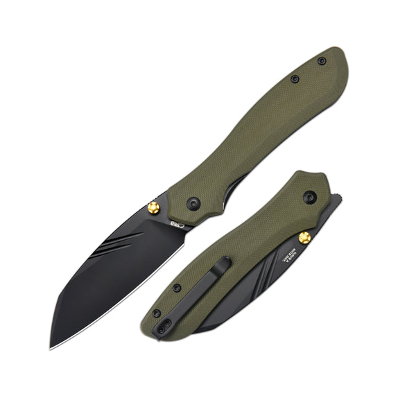 Fugly OD Green G10 Handle & Black PVD Coated Blade